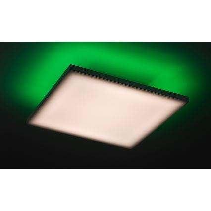 Rabalux - LED RGB Zatemnitvena stropna svetilka LED/18W/230V 3000-6500K 30x30 cm + Daljinski upravljalnik