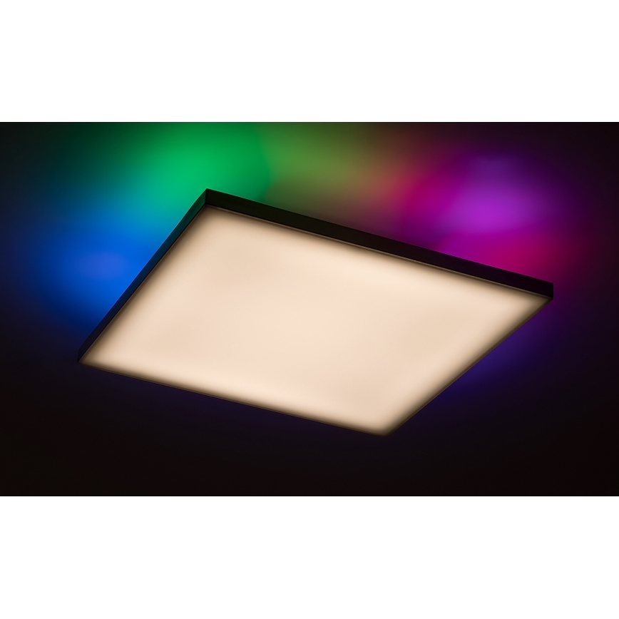 Rabalux - LED RGB Zatemnitvena stropna svetilka LED/18W/230V 3000-6500K 30x30 cm + Daljinski upravljalnik