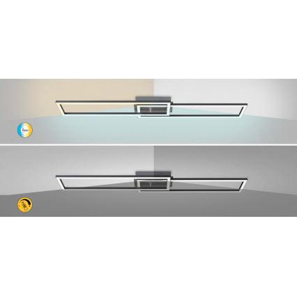 Rabalux - Zatemnjevalna LED stropna svetilka LED/38W/230V 3000-6500K Wi-Fi Tuya + daljinski upravljalnik 20x102 cm