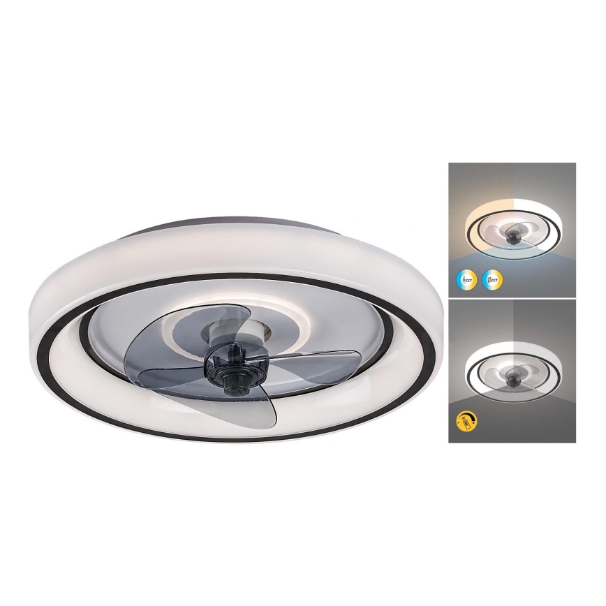 Rabalux 71009 - LED Zatemnitven stropni ventilator HORACIO LED/67W/230V + daljinski upravljalnik