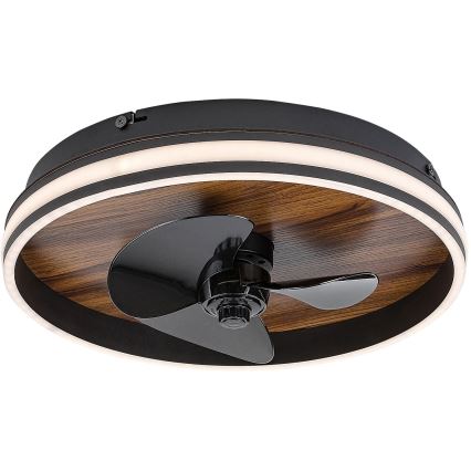 Rabalux - LED Zatemnitvena stropna svetilka z ventilatorjem LED/30W/230V 3000-6500K + Daljinski upravljalnik