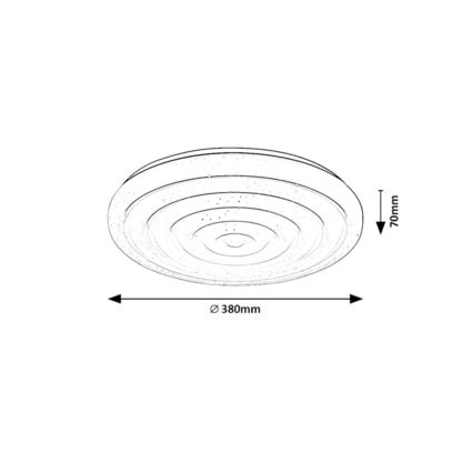 Rabalux - LED Stropna svetilka LED/24W/230V 4000K
