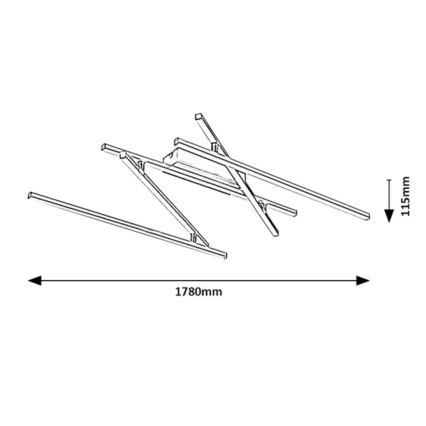 Rabalux - LED Stropna svetilka LED/40W/230V 4000K