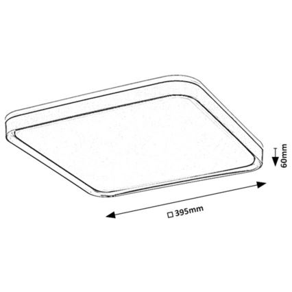 Rabalux - LED Stropna svetilka LED/26W/230V 3000K