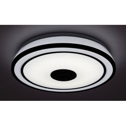 Rabalux - LED RGB zatemnljivo stropno svetilo z zvočnikom LED/24W/230V 3000-6500K + z daljinskim upravljalnikom, premer 39,5 cm