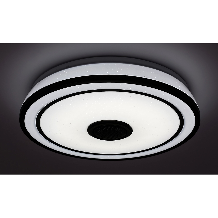 Rabalux - LED RGB Zatemnitvena stropna svetilka z zvočnikom LED/24W/230V 3000-6500K + Daljinski upravljalnik