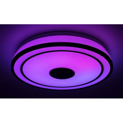 Rabalux - LED RGB Zatemnitvena stropna svetilka z zvočnikom LED/24W/230V 3000-6500K + Daljinski upravljalnik