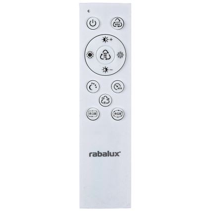 Rabalux - LED RGBW Zatemnitvena stropna svetilka LED/40W/230V 2700-6500K + Daljinski upravljalnik