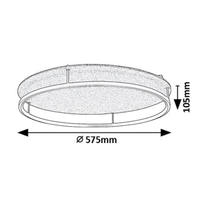 Rabalux - LED Stropna svetilka LED/40W/230V 3000/4000K