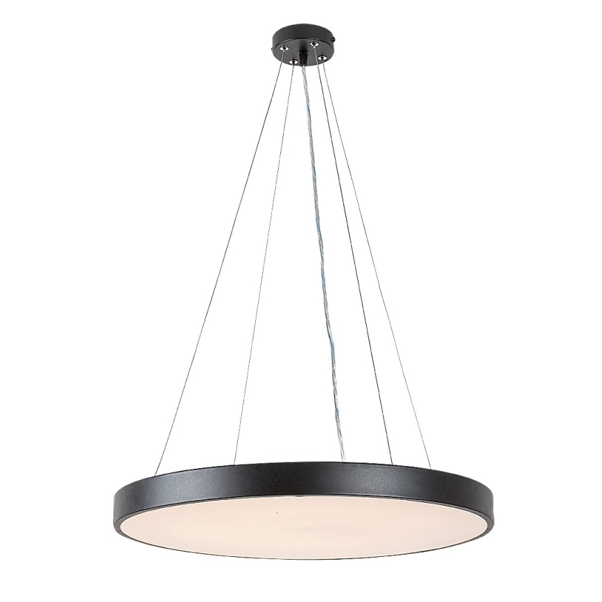 Rabalux - LED Zatemnitveni lestenec na vrvici LED/60W/230V 3000-6000K črna + Daljinski upravljalnik