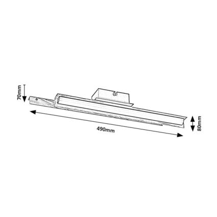 Rabalux - LED Stenska svetilka LED/12W/230V 3000K