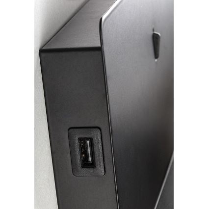 Rabalux - LED Stenska svetilka s polico in USB portem LED/6W/230V 3000K