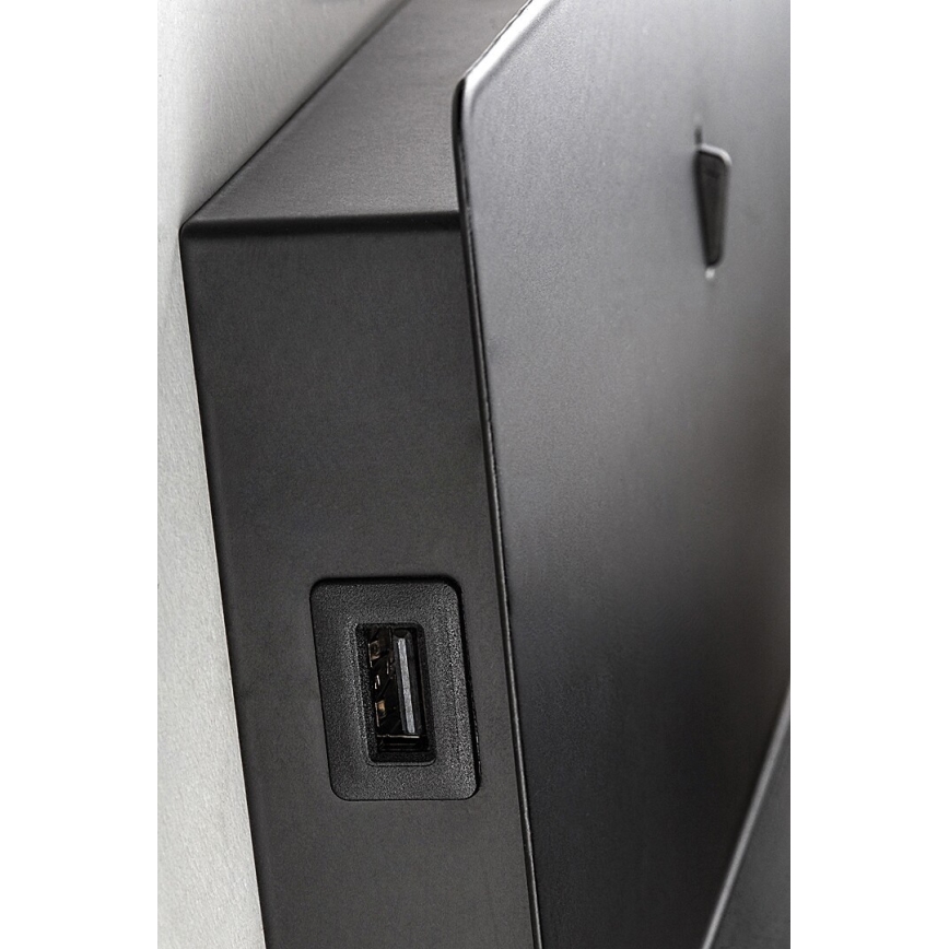Rabalux - LED Stenska svetilka s polico in USB portem LED/6W/230V 3000K