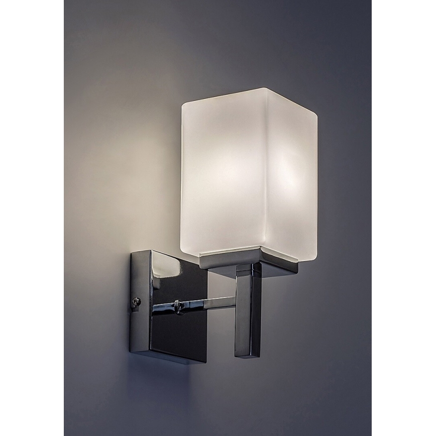 Rabalux - Kopalniška stenska svetilka 1xE14/10W/230V IP44 sijajni krom