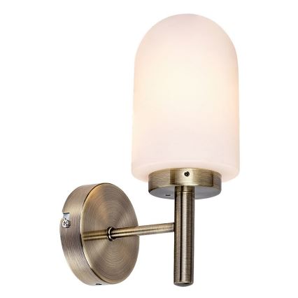 Rabalux - Kopalniška stenska svetilka 1xE14/10W/230V IP44 bron