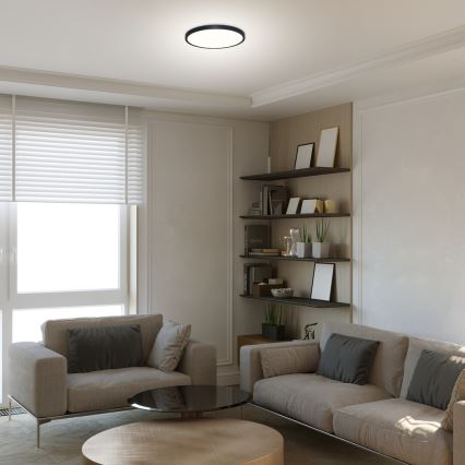Rabalux - LED Stropna svetilka LED/24W/230V 4000K pr. 30 cm črna