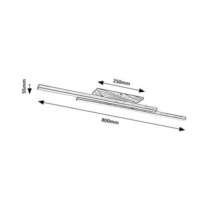 Rabalux - LED Stropna svetilka LED/21W/230V 4000K bukev