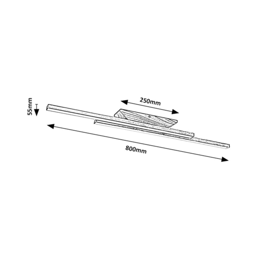 Rabalux - LED Stropna svetilka LED/21W/230V 4000K bukev