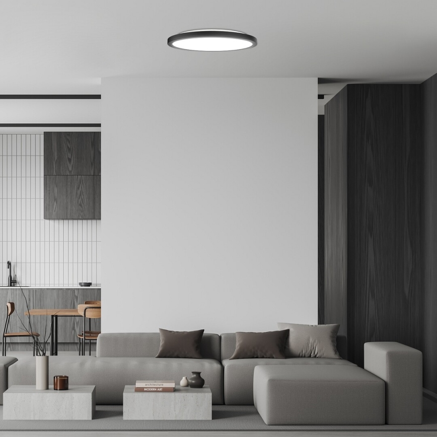 Rabalux - LED Stropna svetilka LED/36W/230V 3000/4000/6000K pr. 40 cm črna