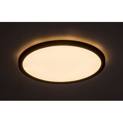 Rabalux - LED Stropna svetilka LED/36W/230V 3000/4000/6000K pr. 40 cm črna