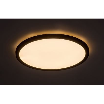 Rabalux - LED Stropna svetilka LED/36W/230V 3000/4000/6000K pr. 50 cm črna