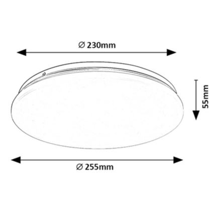 Rabalux - LED Stropna svetilka LED/12W/230V 3000K 25 cm