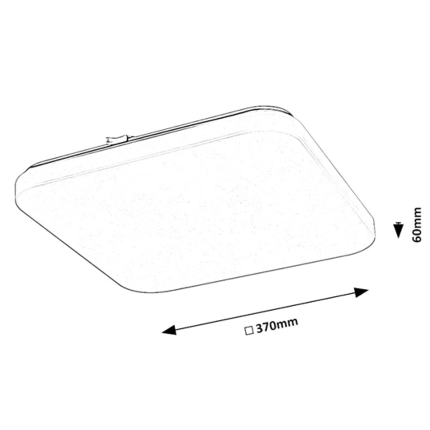Rabalux - LED Stropna svetilka LED/24W/230V 3000K 37x37 cm