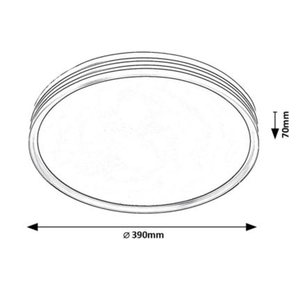 Rabalux - LED Stropna svetilka LED/25W/230V 3000K
