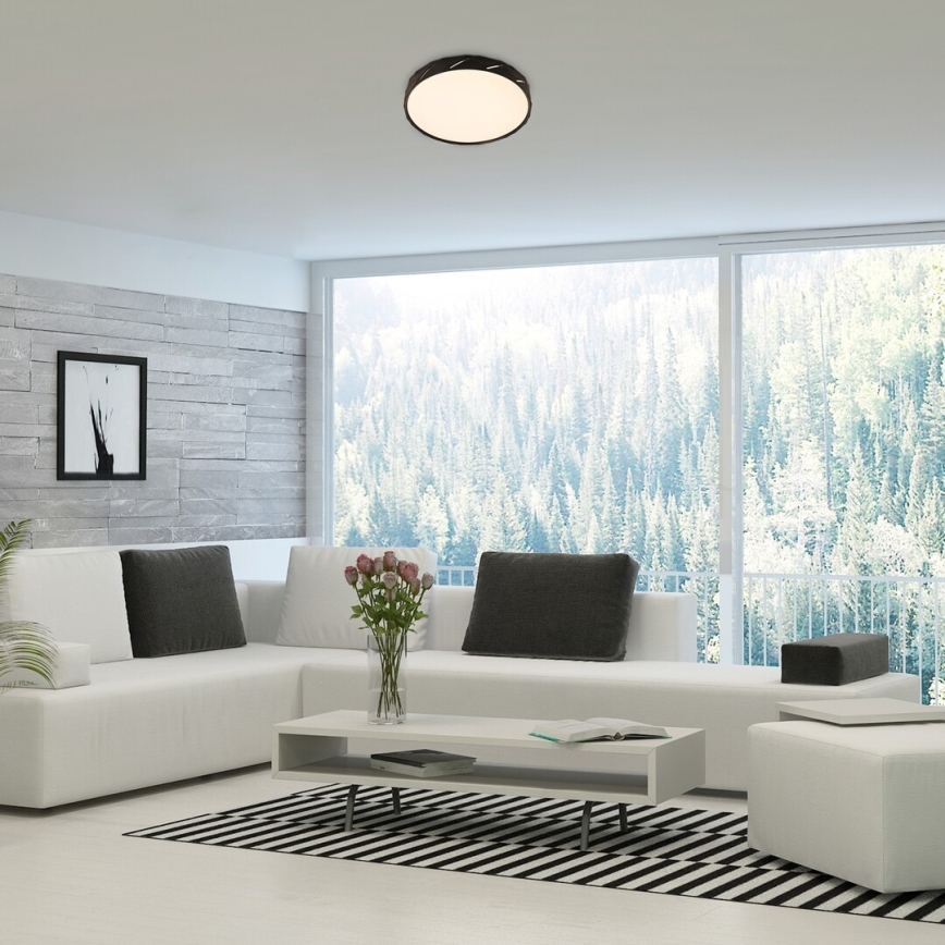 Rabalux - LED Stropna svetilka LED/25W/230V 4000K pr. 39 cm črna