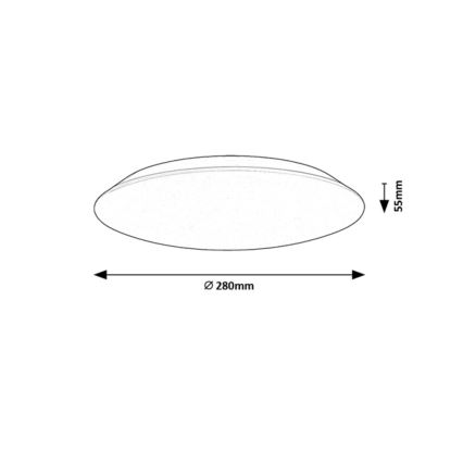 Rabalux - LED Stropna svetilka LED/18W/230V 4000K 28 cm