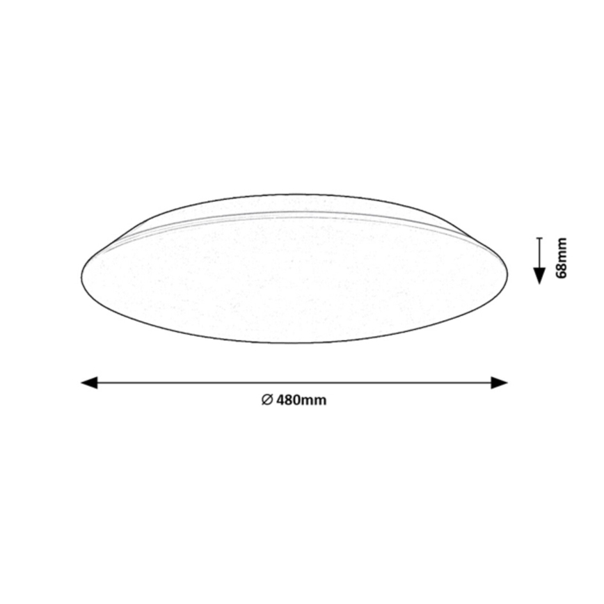 Rabalux - LED Stropna svetilka LED/45W/230V 4000K 48 cm