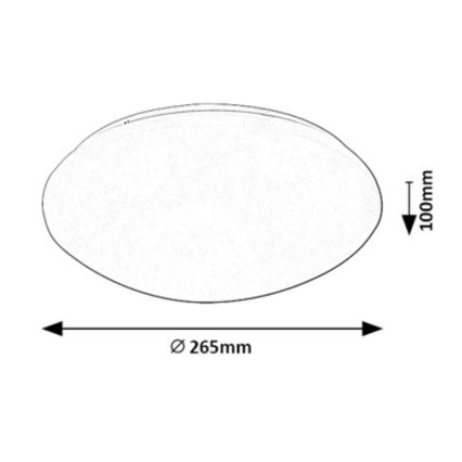 Rabalux - LED Stropna svetilka s senzorjem LED/12W/230V IP44 4000K