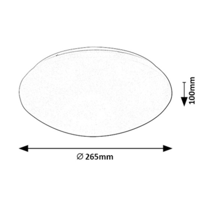 Rabalux - LED Stropna svetilka s senzorjem LED/12W/230V IP44 4000K