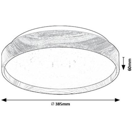 Rabalux - LED Stropna svetilka LED/24W/230V 3000K pr. 38 cm