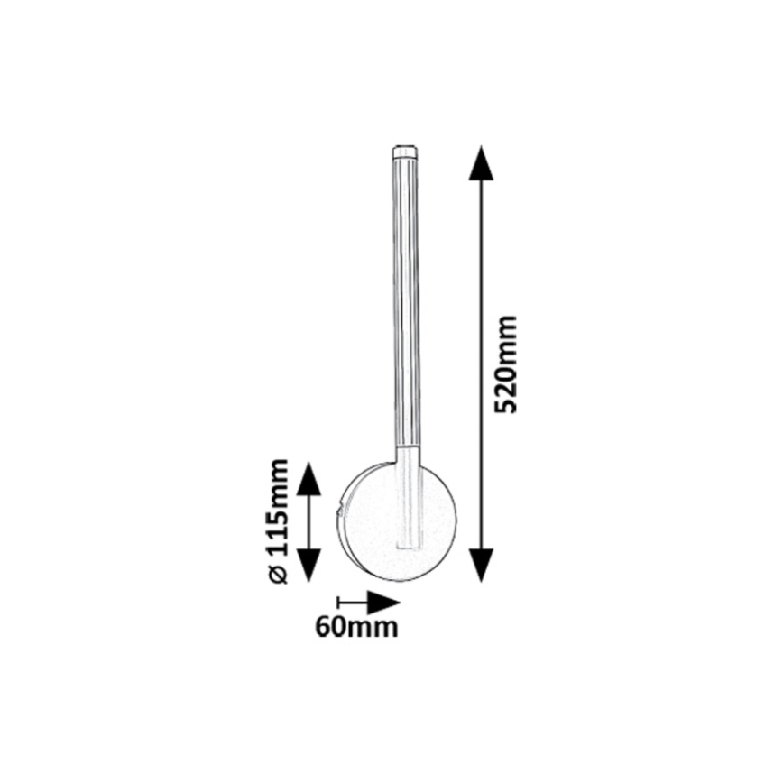 Rabalux - LED Stenska svetilka LED/6W/230V