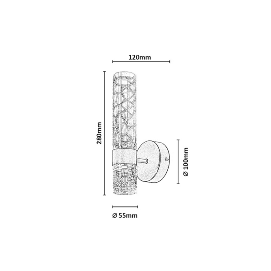 Rabalux - LED stensko svetilo LED/8W/230V 3000K