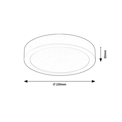 Rabalux - LED Stropna svetilka LED/24W/230V 4000K pr. 22 cm bela