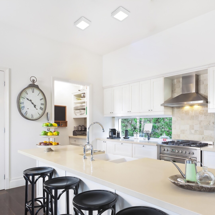Rabalux - LED Stropna svetilka LED/7W/230V 4000K 12x12 cm bela