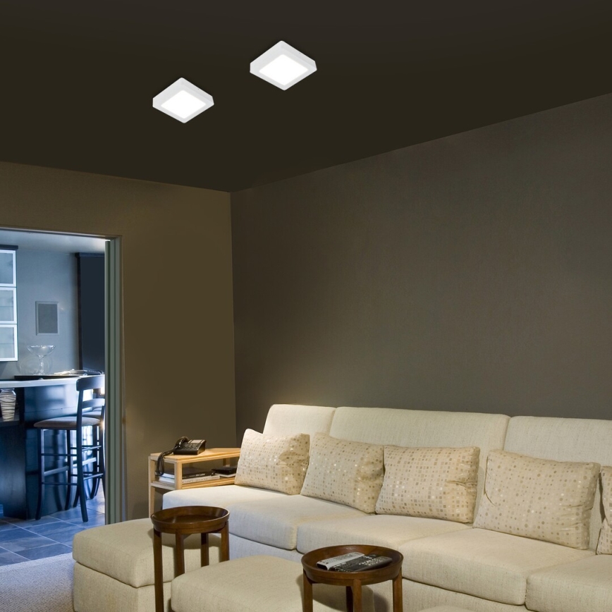 Rabalux - LED Stropna svetilka LED/15W/230V 4000K 16x16 cm bela