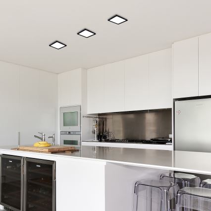 Rabalux - LED Stropna svetilka LED/15W/230V 4000K 16x16 cm črna