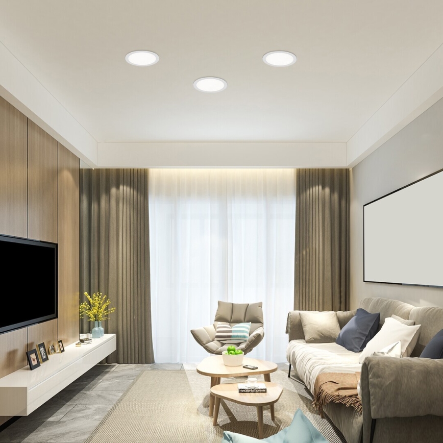 Rabalux - LED Vgradna svetilka LED/3W/230V 3000K pr. 9 cm bela