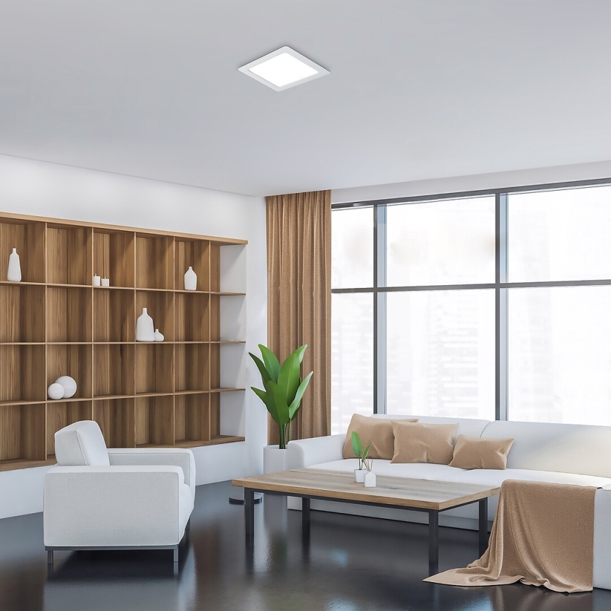 Rabalux - LED Vgradna svetilka LED/18W/230V 22x22 cm bela