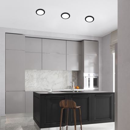 Rabalux - LED Vgradna svetilka LED/3W/230V pr. 9 cm črna