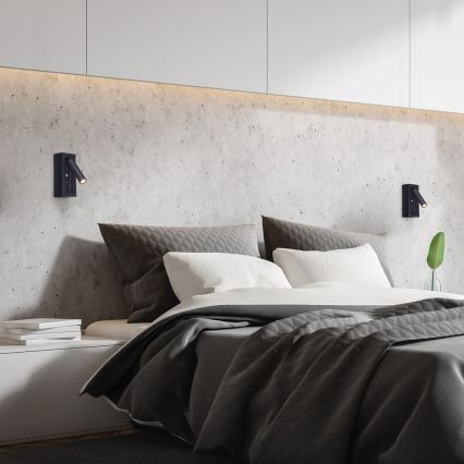 Rabalux - LED Stenski reflektor LED/4W/230V črna