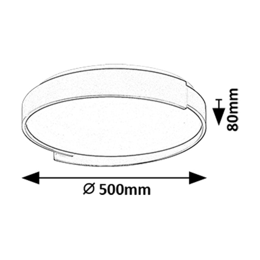 Rabalux - LED Zatemnitvena stropna svetilka LED/48W/230V 3000-6500K + Daljinski upravljalnik