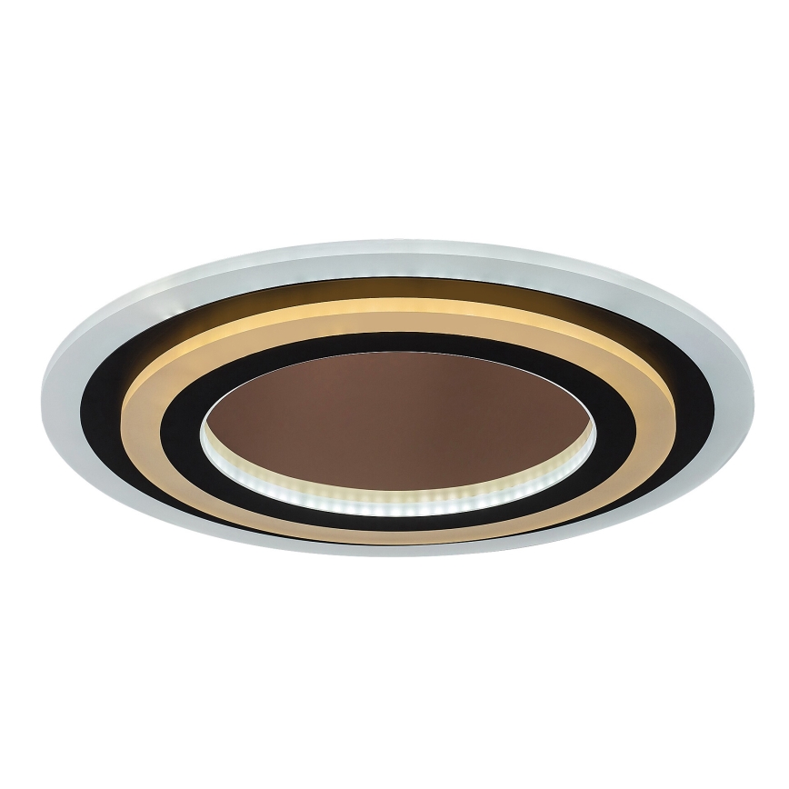 Rabalux - LED Zatemnitvena stropna svetilka LED/56W/230V 3000/4000/6000K mat krom/črna + Daljinski upravljalnik