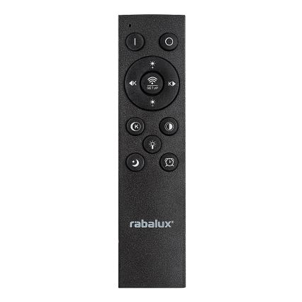 Rabalux - LED Zatemnitvena stropna svetilka LED/56W/230V 3000/4000/6000K mat krom/črna + Daljinski upravljalnik