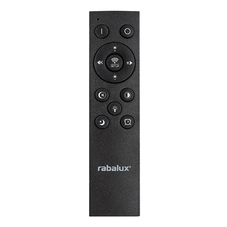 Rabalux - LED Zatemnitvena stropna svetilka LED/56W/230V 3000/4000/6000K mat krom/črna + Daljinski upravljalnik