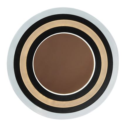 Rabalux - LED zatemnjevalna stropna svetilka LED/56W/230V 3000/4000/6000K mat krom/črna + daljinski upravljalnik premer 45 cm