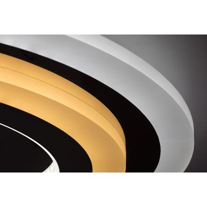 Rabalux - LED zatemnjevalna stropna svetilka LED/56W/230V 3000/4000/6000K matni krom + daljinski upravljalnik, premer 45 cm